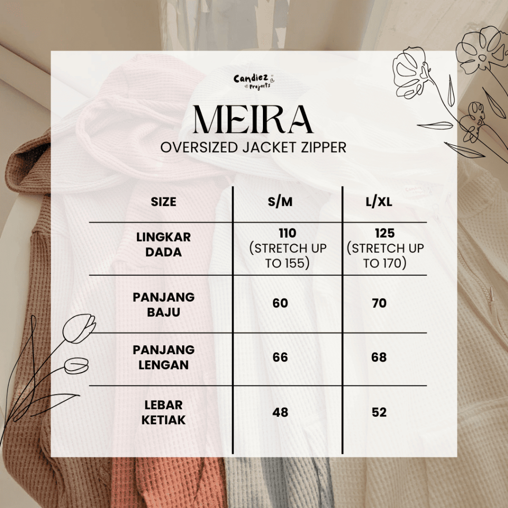 MEIRA Oversized Hoodie Zipper