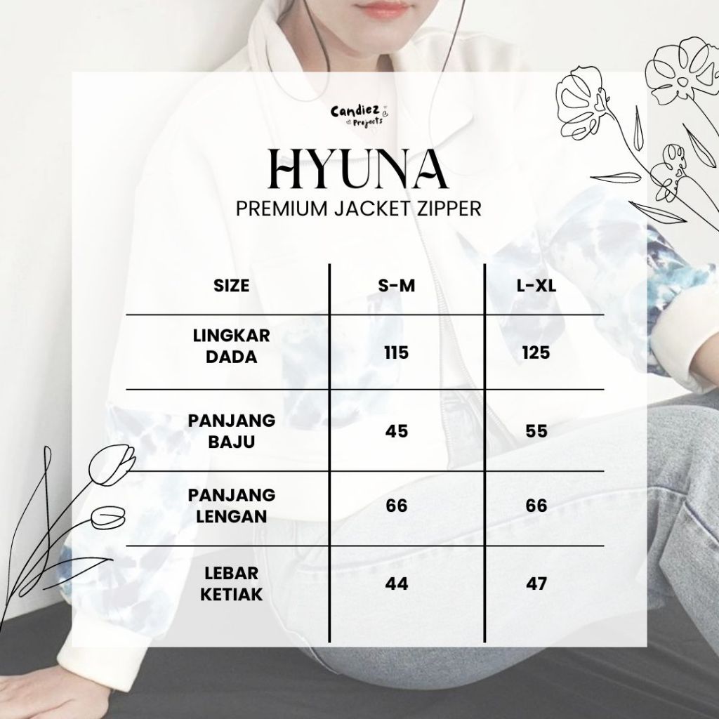  HYUNA Premium Jacket Zipper