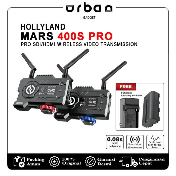Hollyland Mars 400s Pro SDI/HDMI Wireless Video Transmitter