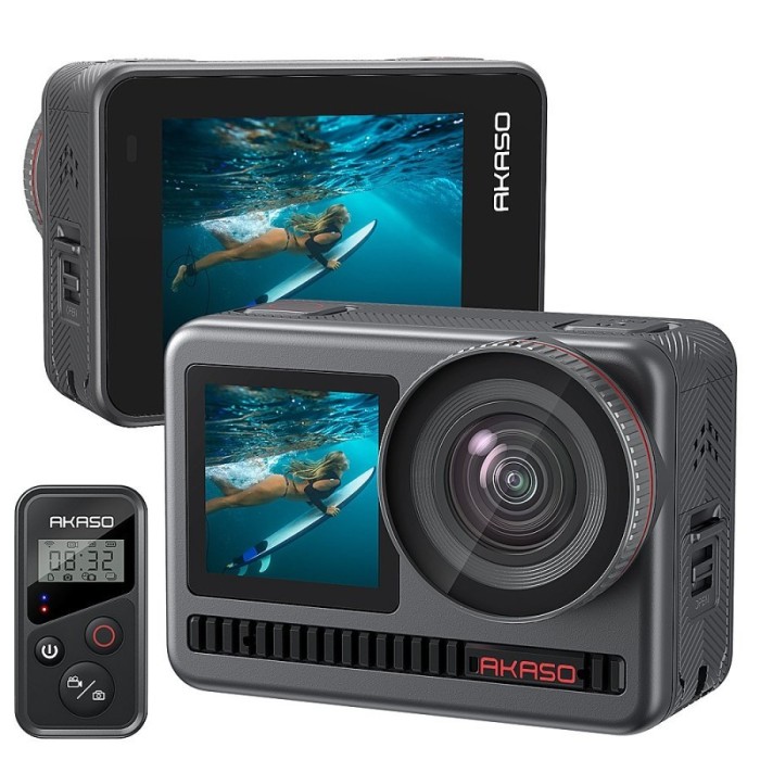 Akaso Brave 8 4K 60FPS Waterproof Action Camera Dual Screen - Resmi