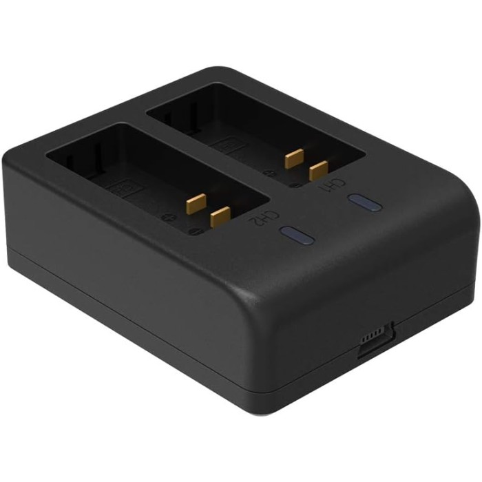 Akaso Battery Kit Rechargeable Battery with USB Dual Charger For V50X