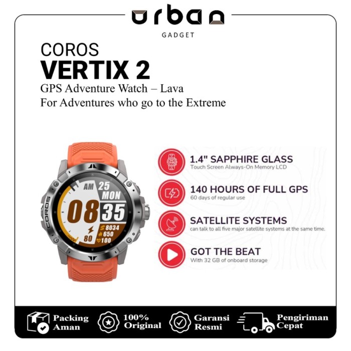Coros VERTIX 2 GPS Adventure Watch
