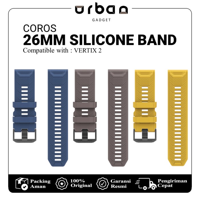 COROS STRAP SILICONE 26MM VERTIX 2
