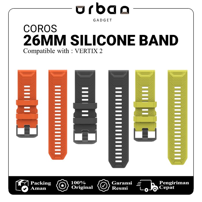 COROS STRAP SILICONE 26MM VERTIX 2