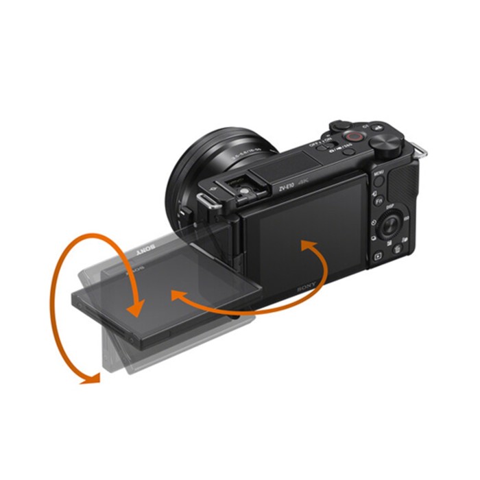 Sony ZV-E10 Mirrorless Camera with Kit 16-50mm Lens - Resmi