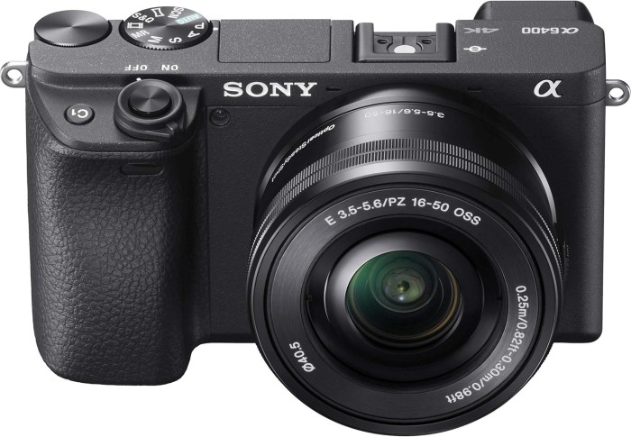 Sony A6400 Mirrorless Digital Kamera Vlog Video - Resmi