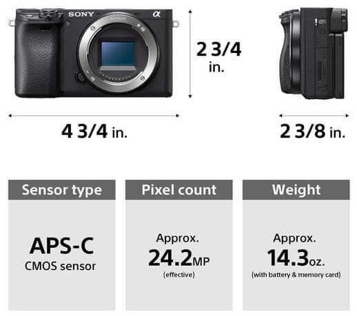 Sony A6400 Mirrorless Digital Kamera Vlog Video - Resmi
