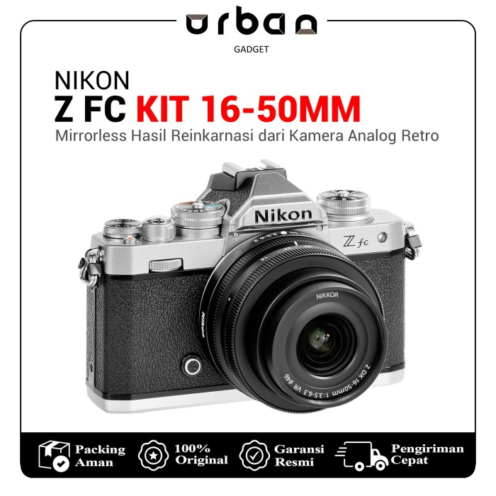 Nikon Z fc kit 16-50mm Mirrorless Camera Nikon Zfc 16-50 - RESMI