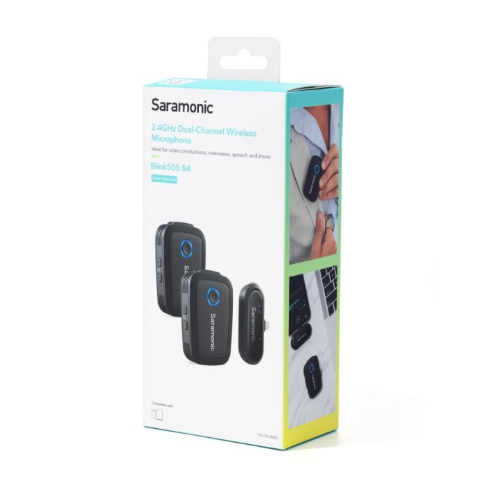 Saramonic Blink 500 B4 New Version Lightning Blink500 B4 Wireless Mic