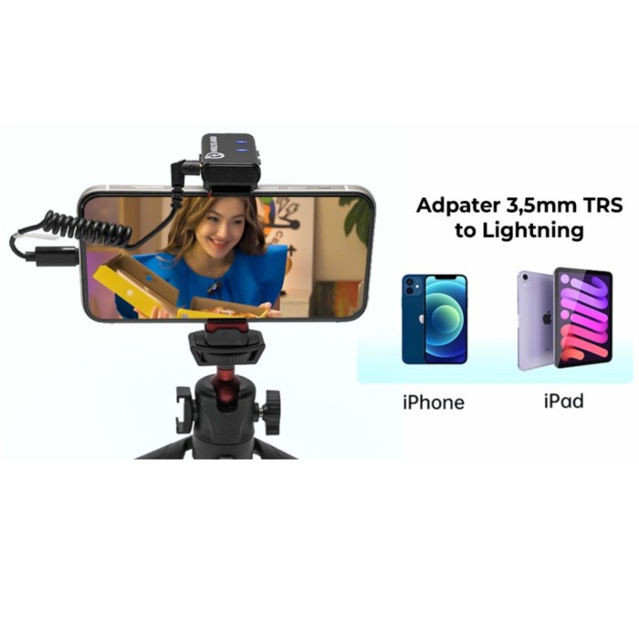 Hollyland Mic Adapter 3.5mm to Lightning/ Lightning iPhone/ Usb-C