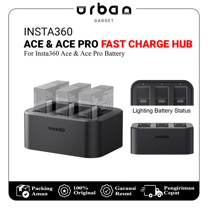 Insta360 Ace Pro / Ace Fast Charger Hub Insta 360 Charging Hub RESMI