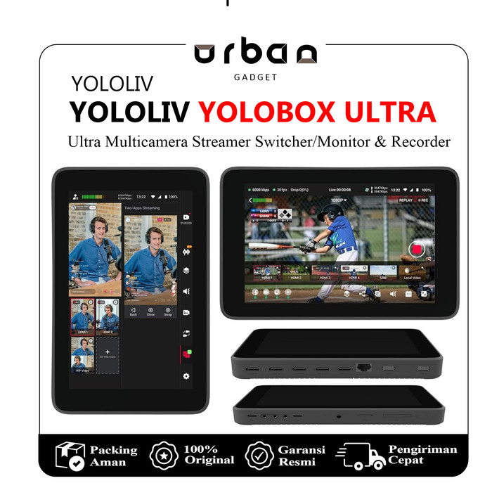 YoloLiv YOLOBOX ULTRA Multicamera Streamer Switcher/Monitor & Recorder
