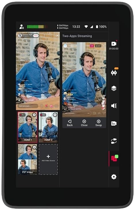 YoloLiv YOLOBOX ULTRA Multicamera Streamer Switcher/Monitor & Recorder