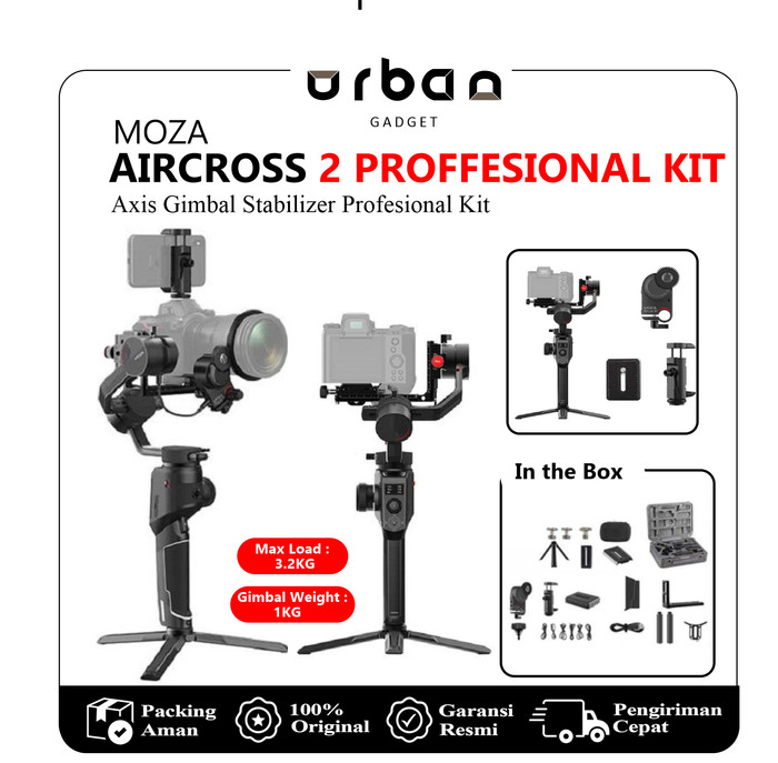 Moza AirCross 2 Pro 3-Axis Handheld Gimbal Stabilizer