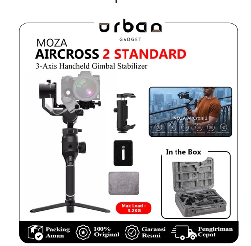Image of Moza AirCross 2 Standard  3-Axis Handheld Gimbal Stabilizer
