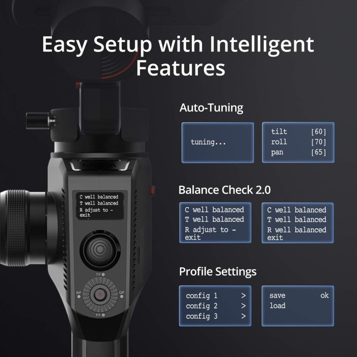 Moza AirCross 2 Standard  3-Axis Handheld Gimbal Stabilizer