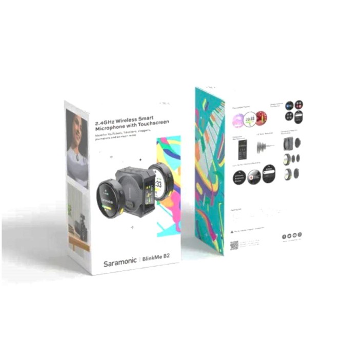 Saramonic BlinkMe B2 Dual Wireless Smart Mic Touchscreen