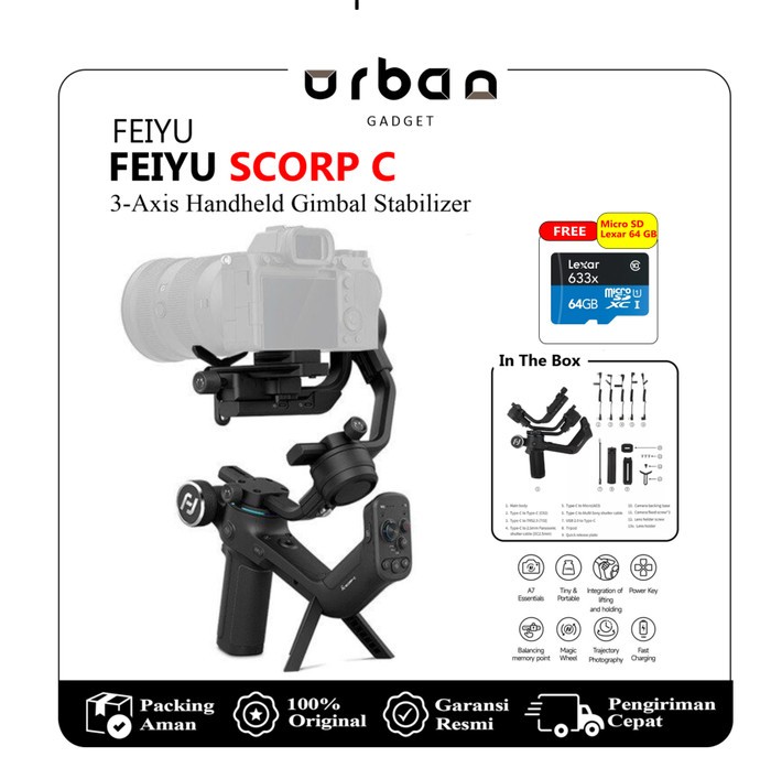 Feiyu SCORP C 3 Axis Handheld Gimbal for Camera
