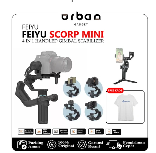 Feiyu Scorp Mini Gimbal Scorp Mini 4 in 1 Handheld Gimbal Stabilizer