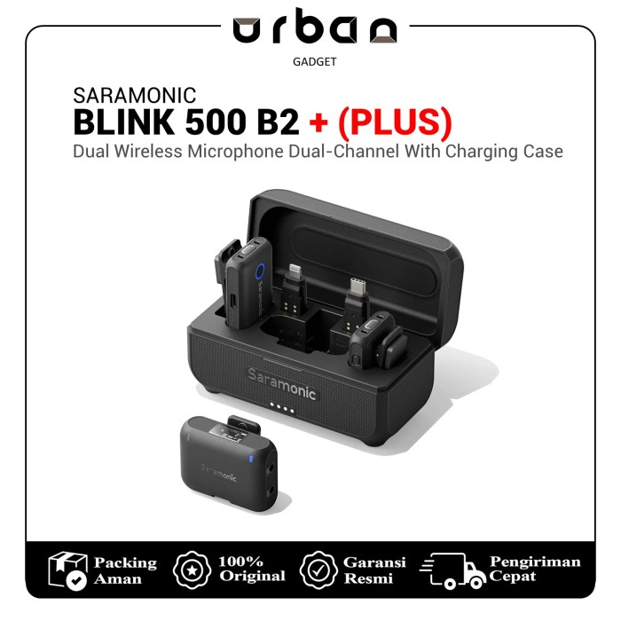 Saramonic Blink 500 B2 + B2 Plus Wireless Microphone + Charging Case