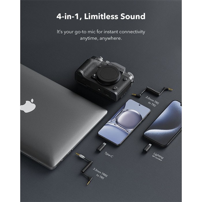 Saramonic Blink 500 B2 + B2 Plus Wireless Microphone + Charging Case