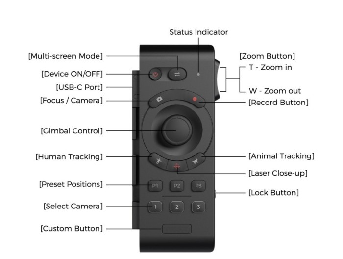 OBSBOT Tail Air Smart Remote Controller