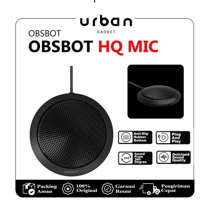 OBSBOT HQ Mic Omnidirectional 360 Degree Portable Microphone