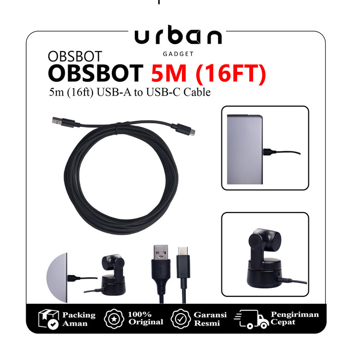 Obsbot 5m (16ft) USB-A to USB-C Cable