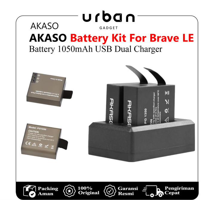 Akaso Battery Kit For Brave 7 LE