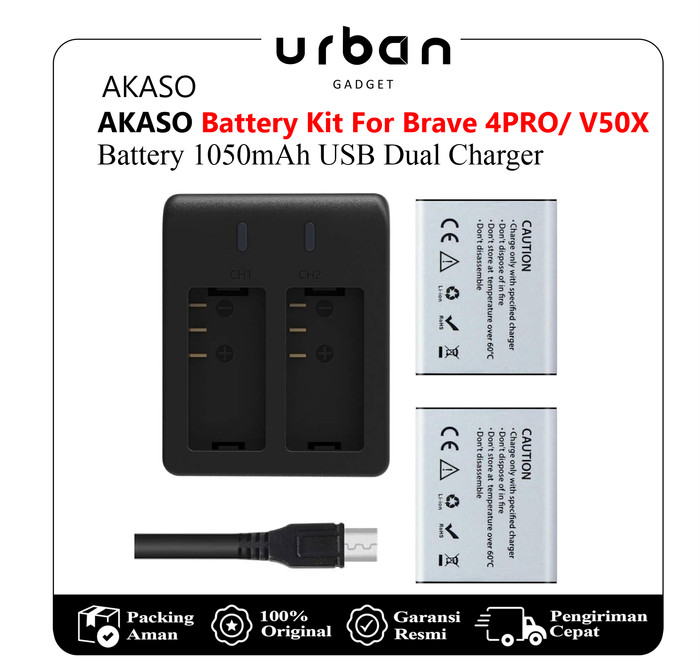 Akaso Battery Kit For Brave 4PRO/ V50X