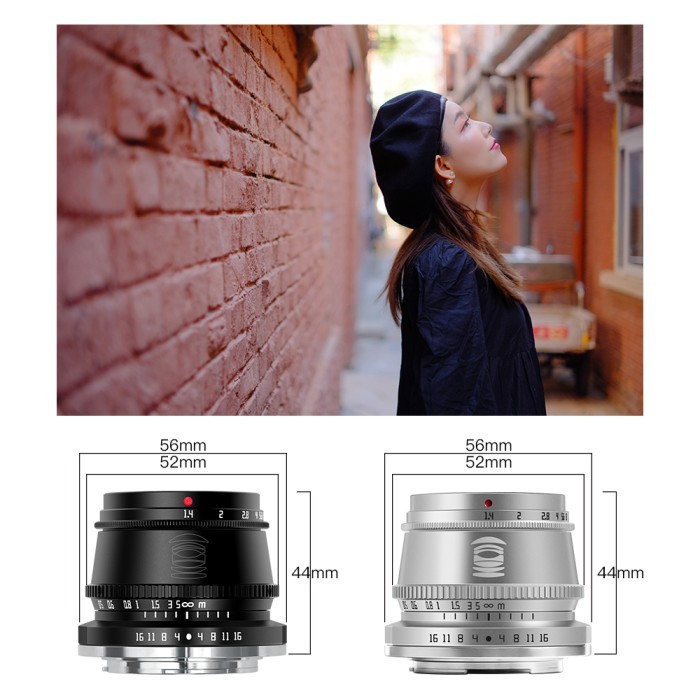 TTArtisan 35mm F1.4 APS-C Manual Focus Camera Lens for SONY E | FUJI X | Canon M | Leica L | Nikon Z | Panasonic | Olympus M43 - Resmi