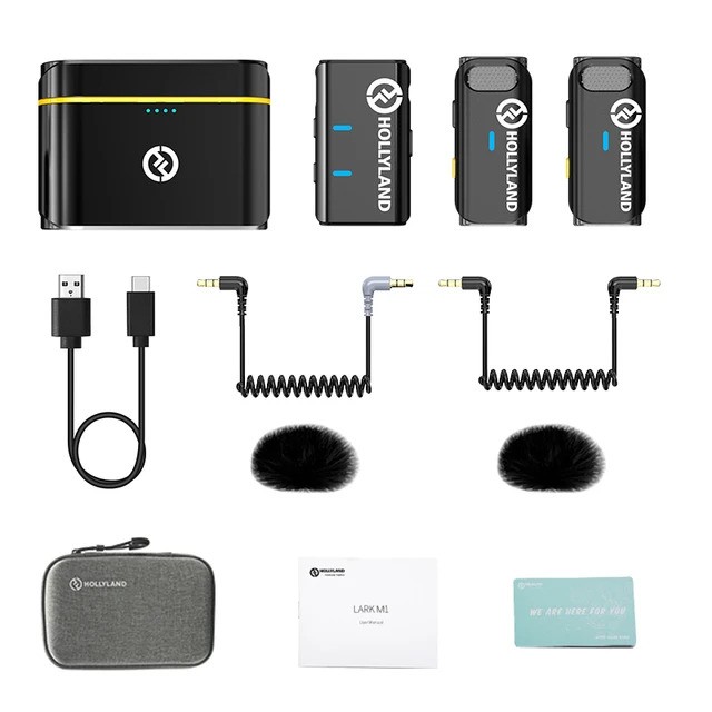 Hollyland Lark M1 Duo All-In-One Wireless Microphone