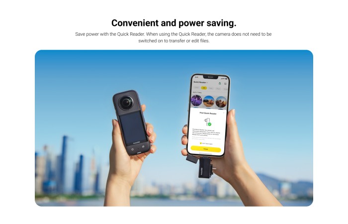 Insta360 Quick Reader For Insta360 X3
