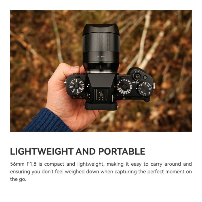 TTartisan AF 56mm f1.8 Mirrorless Lens for Fujifilm X Mount