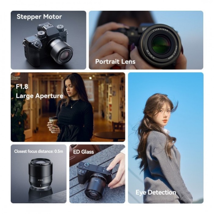 TTartisan AF 56mm f1.8 Mirrorless Lens for Fujifilm X Mount