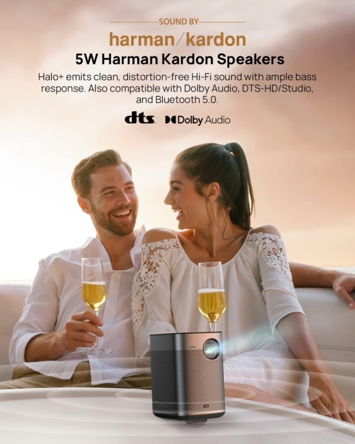 XGIMI HALO+ Halo Plus 1080P Portable Projector with Dolby Speaker