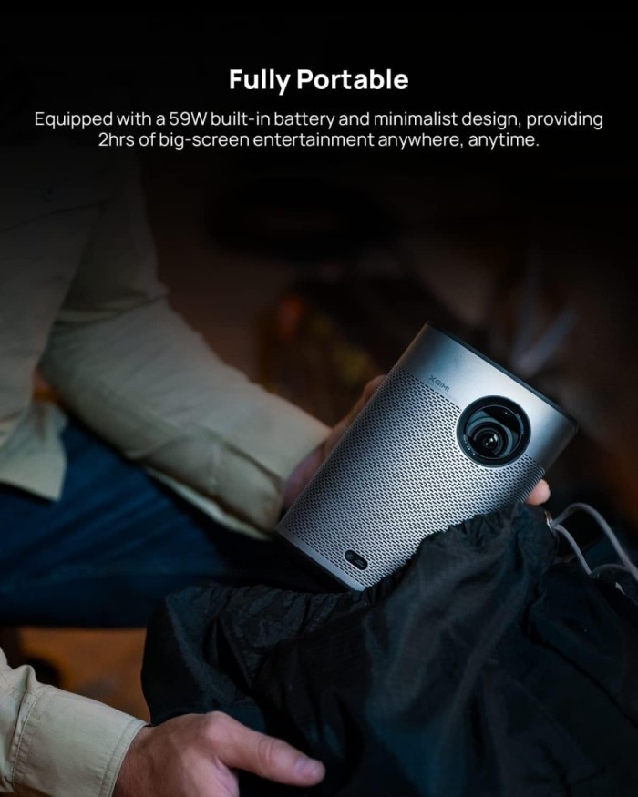 XGIMI HALO+ Halo Plus 1080P Portable Projector with Dolby Speaker