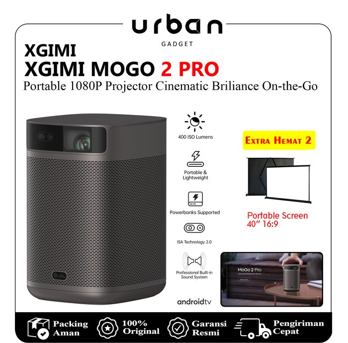 XGIMI MOGO2 Pro 1080P Smarts Projector Android TV Ver 11