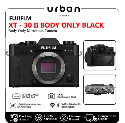 Image of Fujifilm X-T30 II Body Only Black