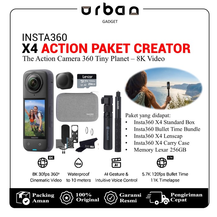 Insta360 X4 Ultimate 8K 360 Action Cam Insta 360 ONE X4 Action Camera