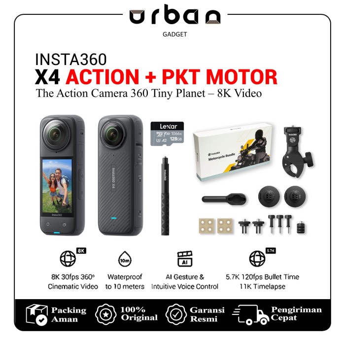 Insta360 X4 Ultimate 8K 360 Action Cam Insta 360 ONE X4 Action Camera