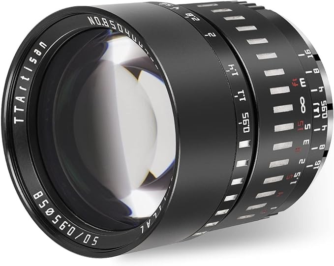 TTArtisan 50mm F0.95 Lens for Fujifilm X Black-Silver