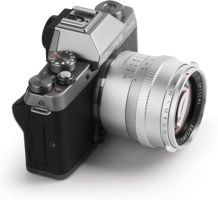 TTArtisan 50mm F1.2 Lens for Fuji FX Canon M Sony E MFT - Black | Silver - Resmi
