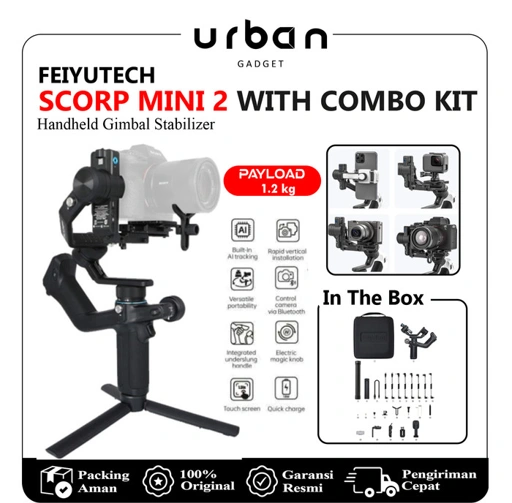 Image of Feiyu Scorp Mini 2 New ALL-IN-ONE gimbal with built-in AI tracker - Resmi