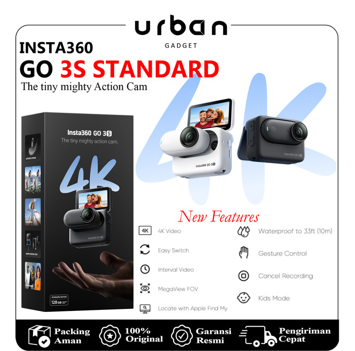 Insta360 GO 3S Tiny Mighty Action Cam Insta 360 GO 3S GARANSI RESMI