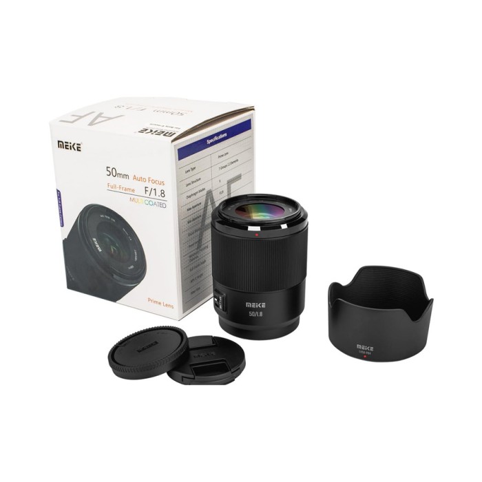 Meike 50mm F/1.8 For Sony E-Mount Full Frame Auto Focus / Lensa Meike 50mm F1.8 STM Sony E mount
