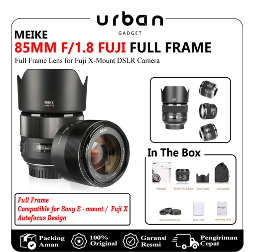Image of Meike 85mm F/1.8 Auto Focus STM Full Frame Portrait Lens For Sony E/Nikon Z/Fuji X/Canon SLR EF /Nikon SLR F Mount Cameras