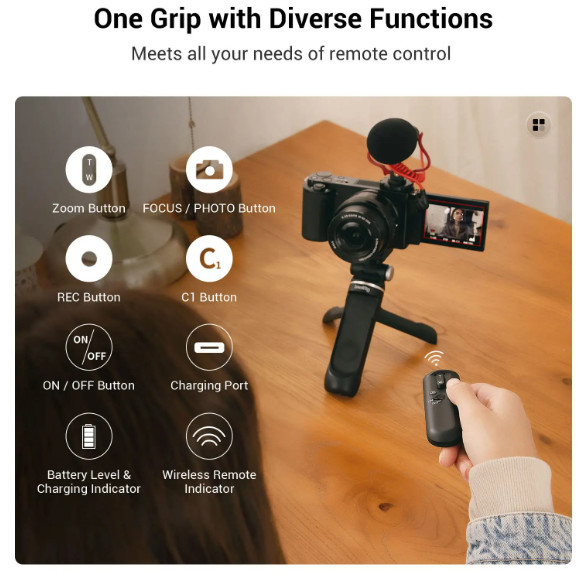 SmallRig SR-RG1 Wireless Shooting Grip 3326
