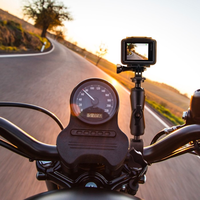 Akaso Motorcycle Kit Mounting Motor Aksesoris Helm & Motor Action Cam