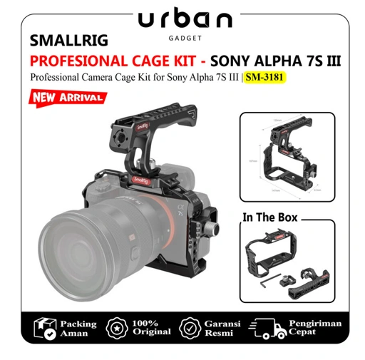 SmallRig Professional Camera Cage Kit for Sony Alpha 7S III | SM-3181